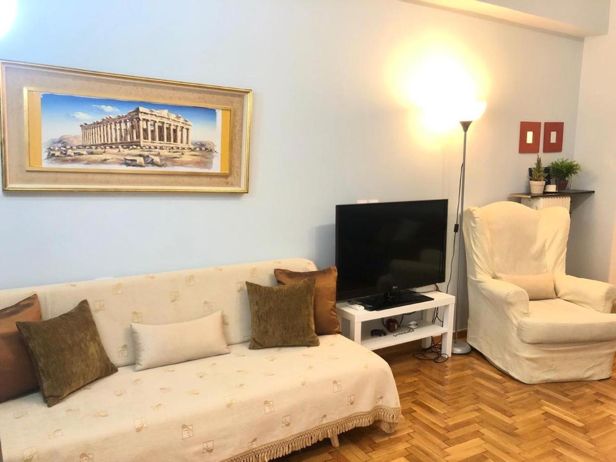 Comfortable Apt , 5 Min Walk To Acropolis Athen Eksteriør billede
